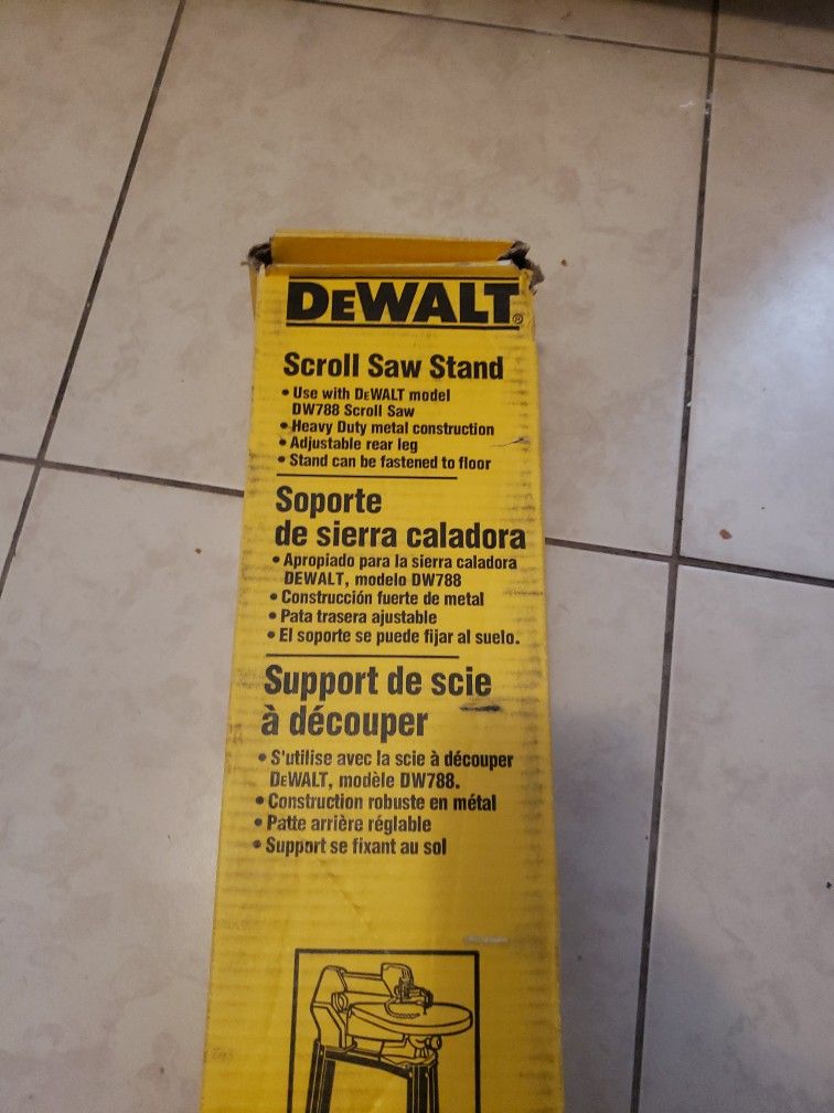 DeWALT SCROLL SAW STAND BRAND NEW