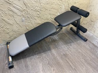 Adjustable Utility Bench Ab Decline  Fitness Exercise Utility Bench - See My Other Items 💪