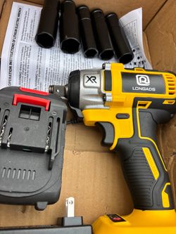 Longads XR Brushless Cordless Impact Wrench Kit
