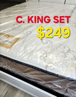 CALIFORNIA KING SET === 》》 $249 *( MATTRESS AND BOX SPRING )