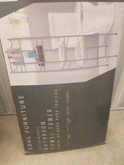 Bathroom tower towel