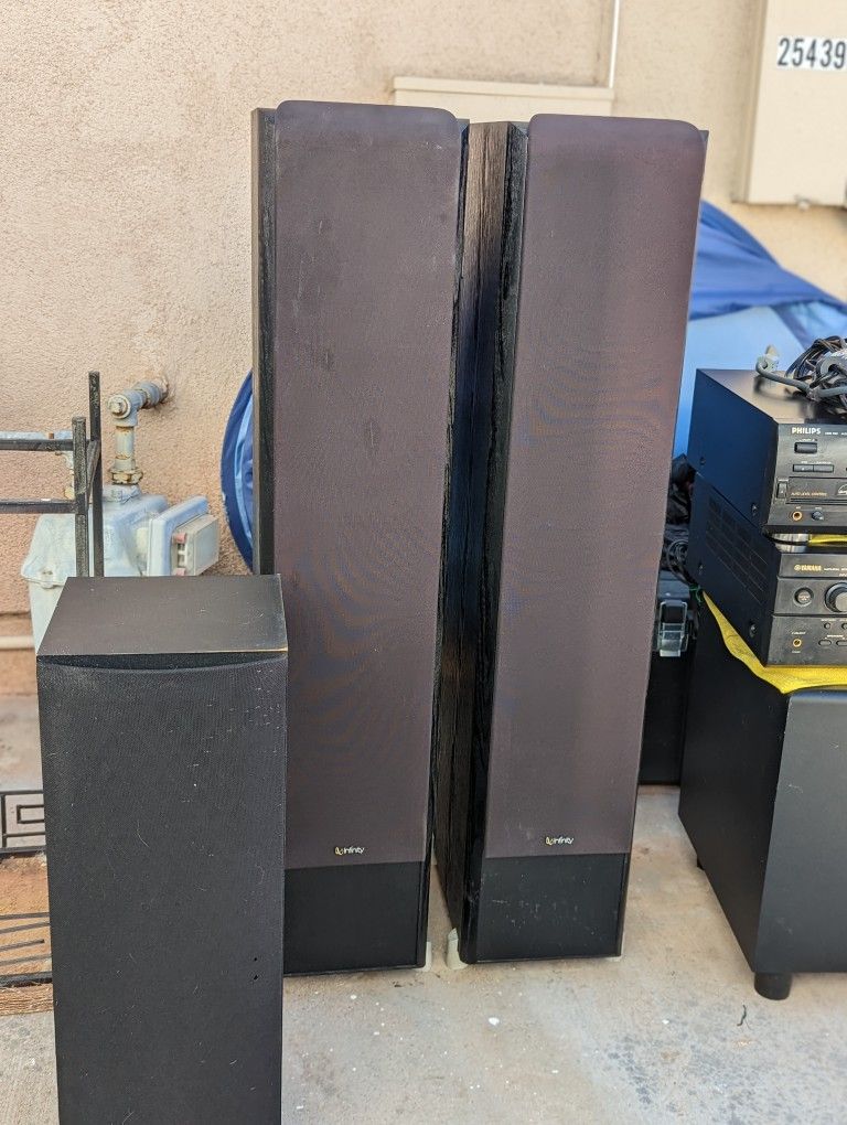 Stereo Speakers and Receiver
