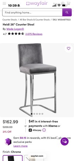 Counter Stools 26’ (bar chairs)