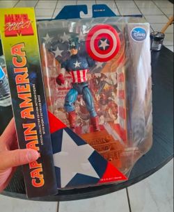 Marvel Select Captain America Disney Store Exclusive Action Figure Sealed
