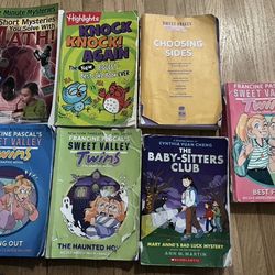 Sweet valley twins, babysitters club books