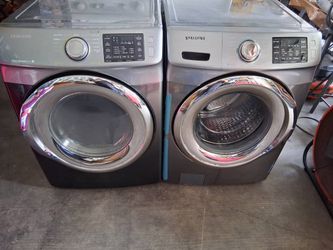 Samsung Stackable High Efficiency Energy Saving Gas Dryer And Washer Set