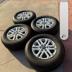 Tires 265-70 18 Tundra 2025 New Whit Rings 550