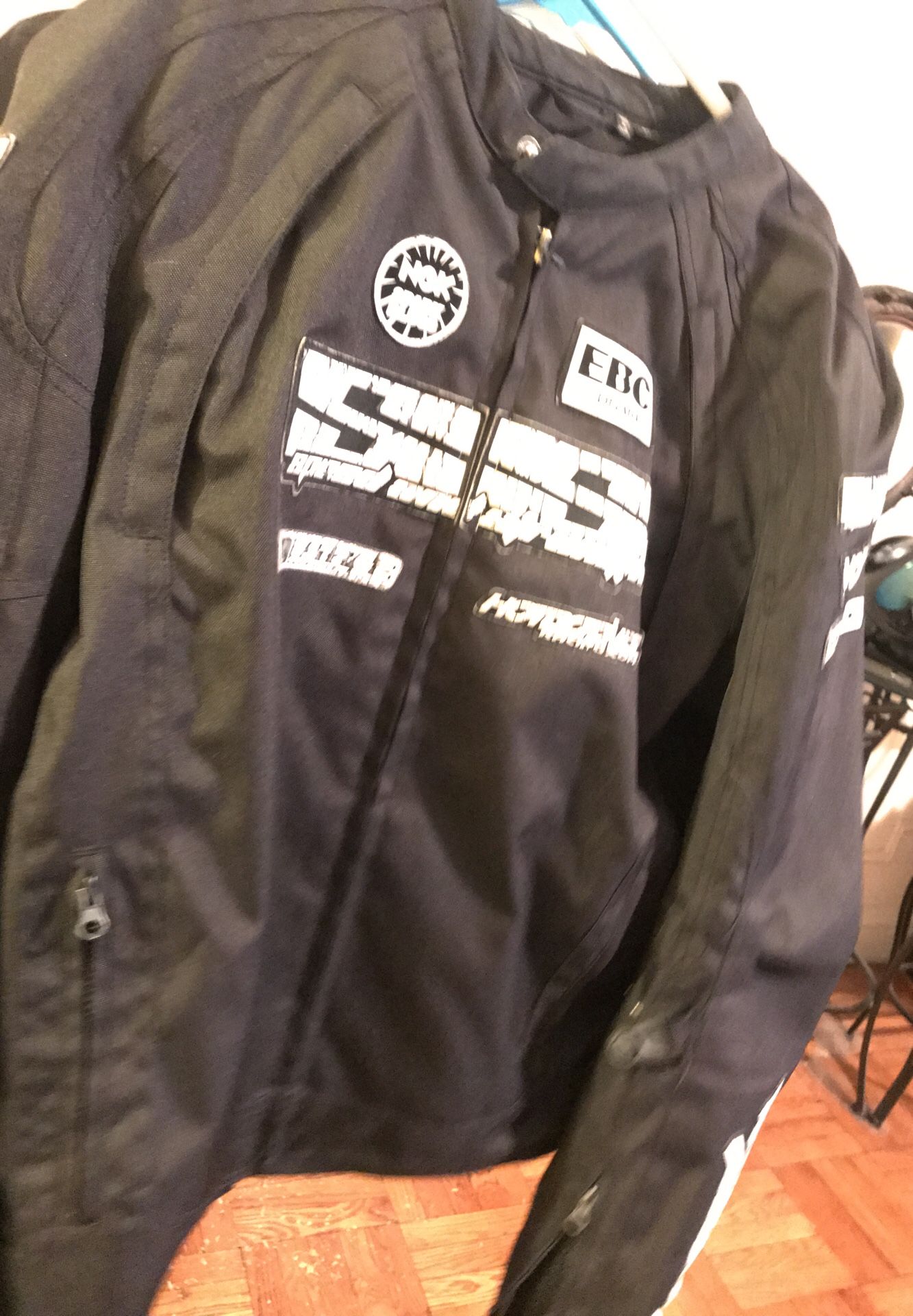 Speed and strength large motorcycle jacket