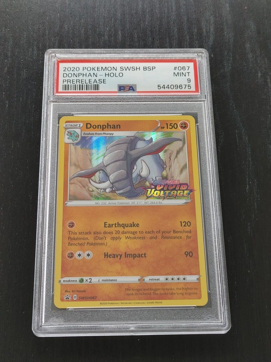 Pokemon Donphan SWSH067 PSA 9