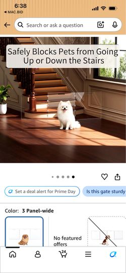 Store 4.4 4.4 out of 5 stars (37) Clear Acrylic Dog Gate, Freestanding Pet Gate for Doorways Indoor, Foldable Acrylic Dog Playpen No Drilling (Clear, 
