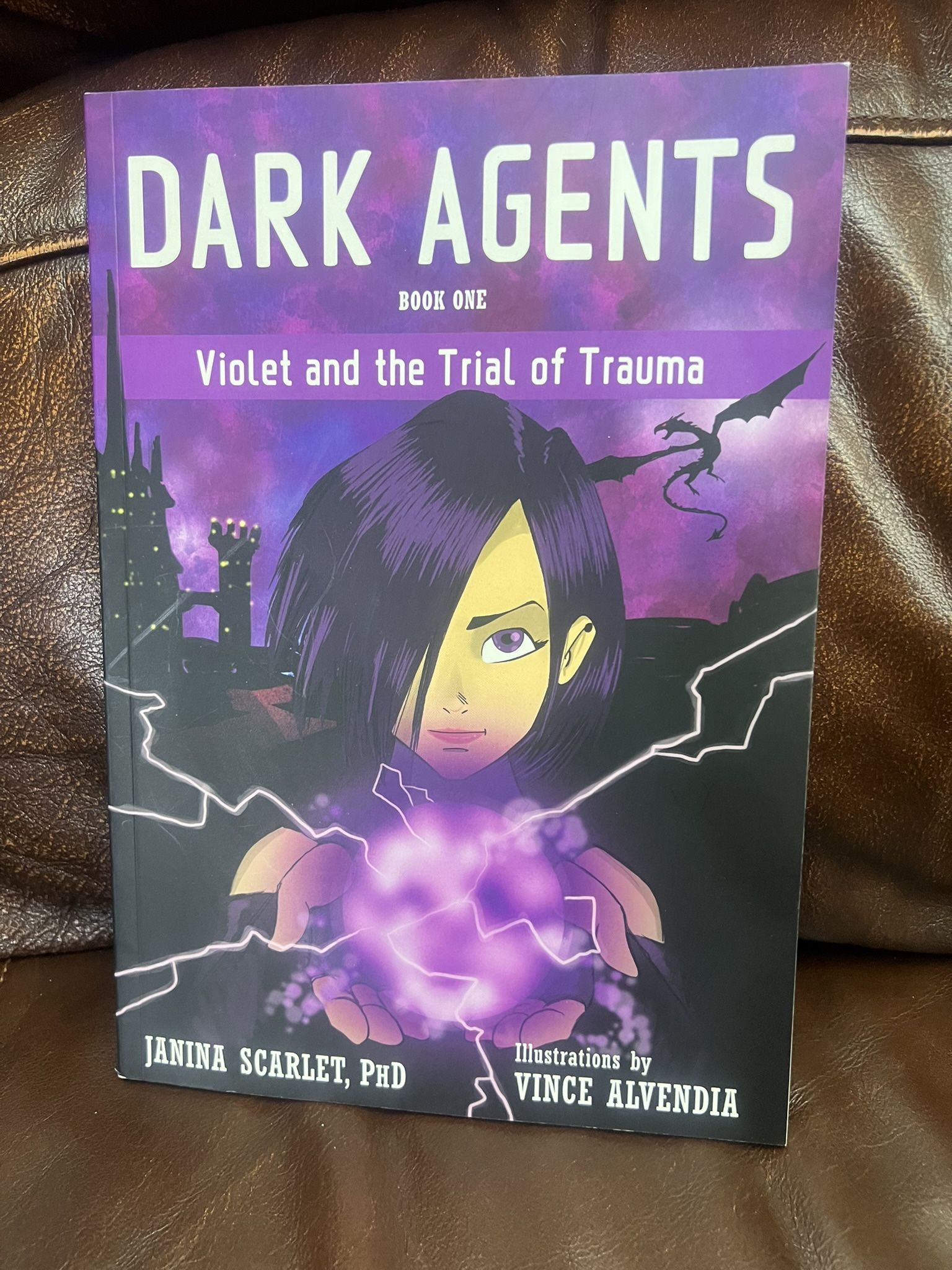 Dark Agents: Violet and The Trial of Trauma - Book 1 Softcover graphic novel