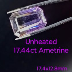 Natural Untreated 17.44ct Ametrine 