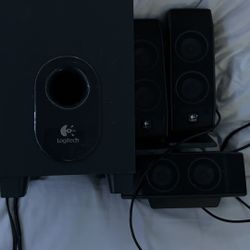 Logitech z-540 surround sound speakers setup 