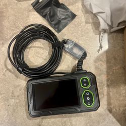 Industrial HD Digital Borescope, Lightswim 1080P 4.3" IPS Endoscope Inspection Camera with Handheld IP67 Waterproof Snake Sewer with 8 LED Lights 16.5