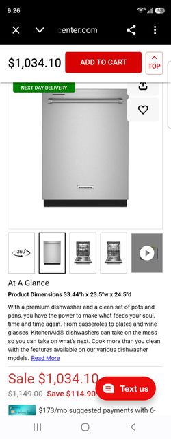 Kitchen Aid Dishwasher