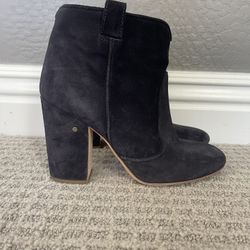 Women’s Black Suede Boots Size 8