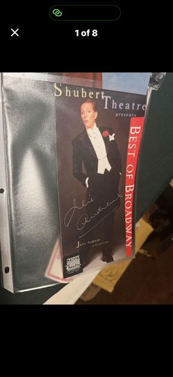 Julie Andrews Signed 