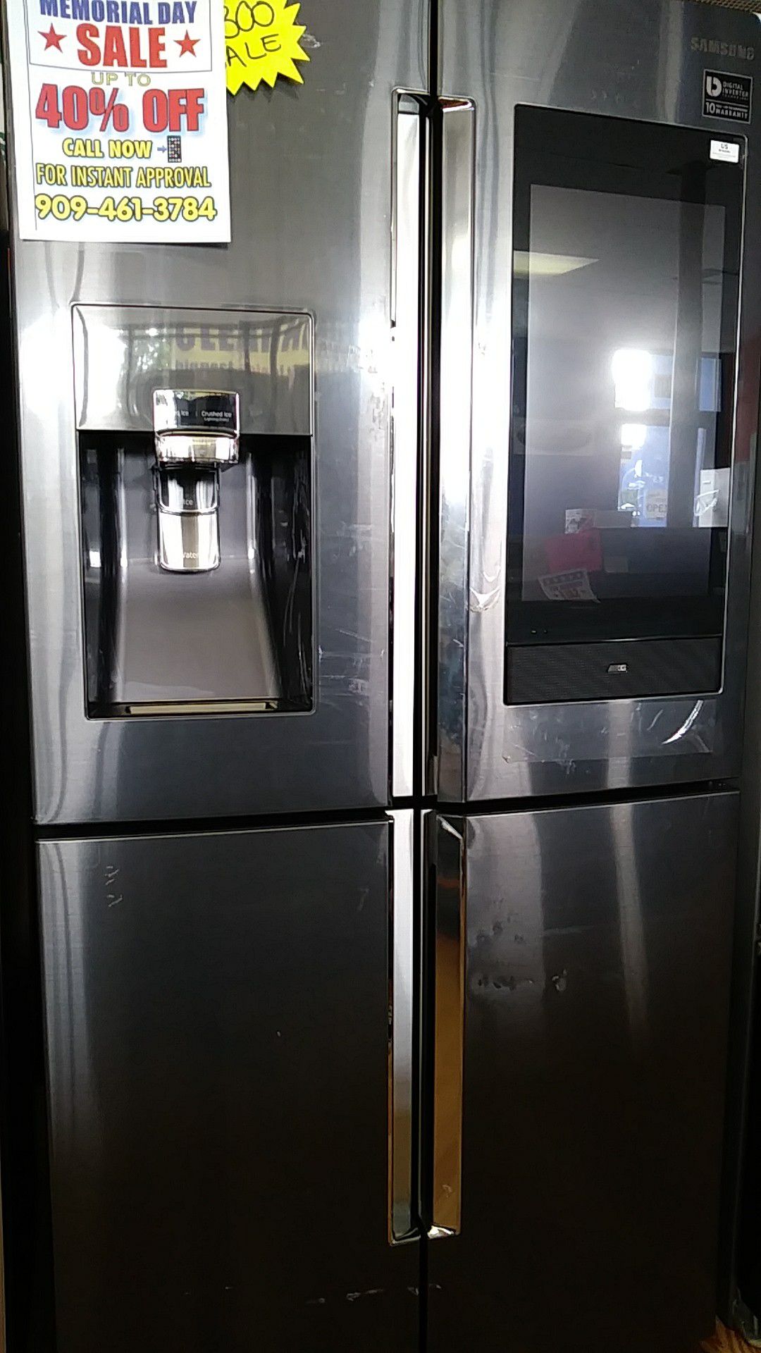 Samsung tablet fridge! In payments
