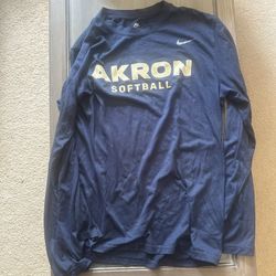 Akron Softball Shirt Long Sleeve