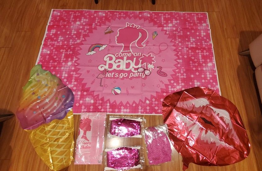 Barbie Birthday Party Supp