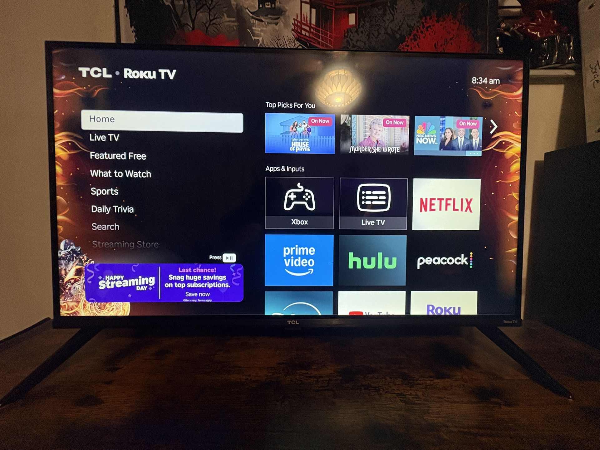 TCL Roku tv 32 Inch