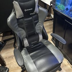 Gaming Chair With Back Massager