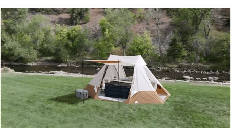 Ozark Trail 10 Person Glamping Ridge Tent with Awning