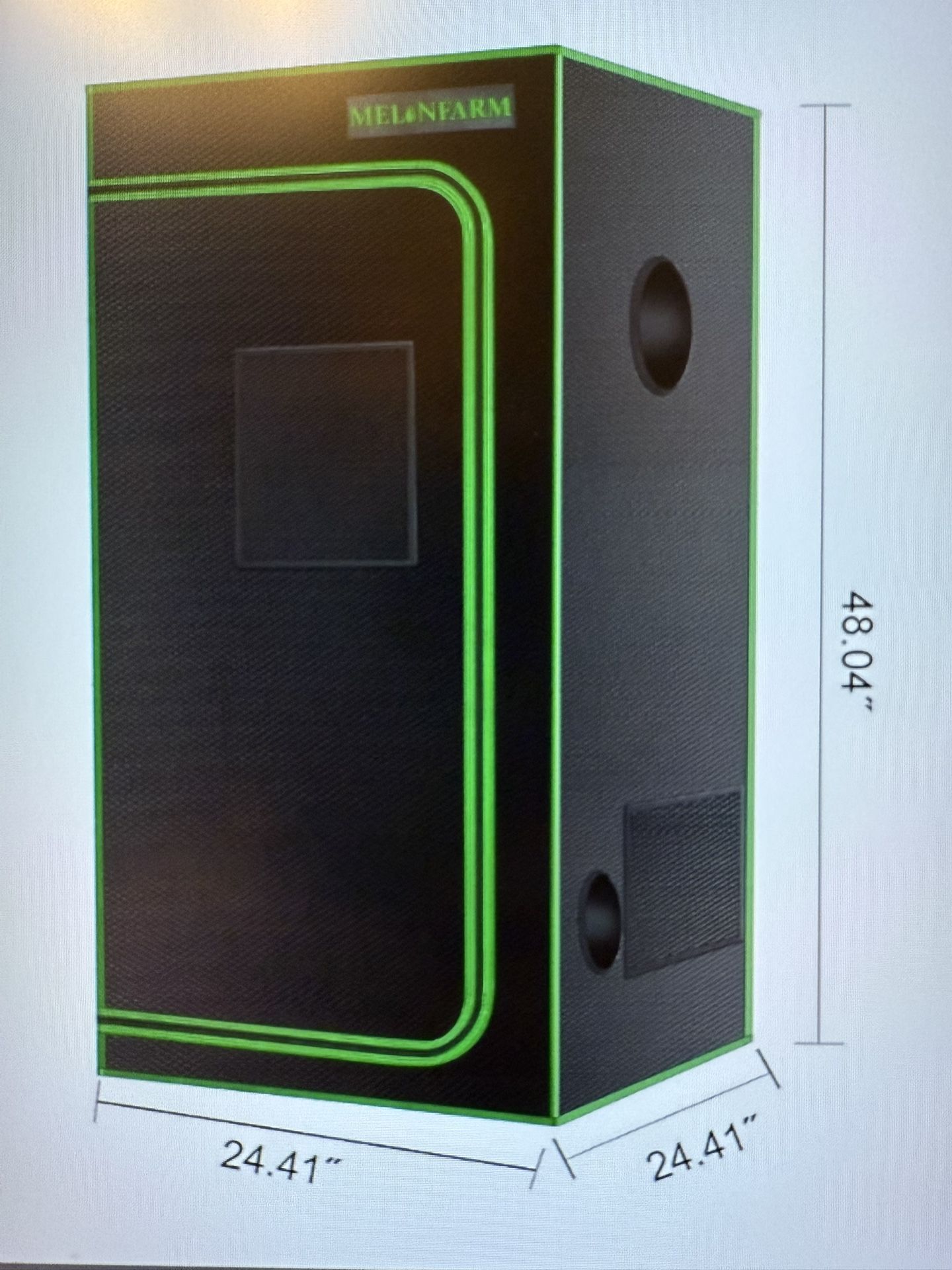 Grow Tent Hydroponic 24x24x48 Melonfarm
