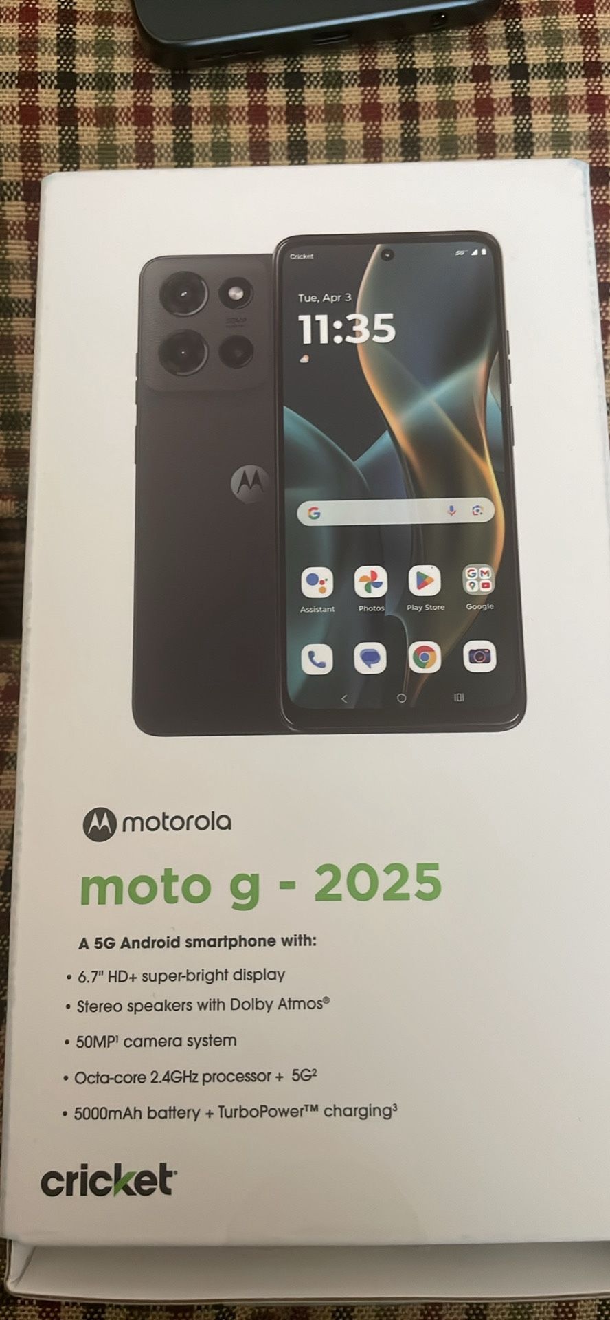Motorola moto g-2025 Cricket Phone