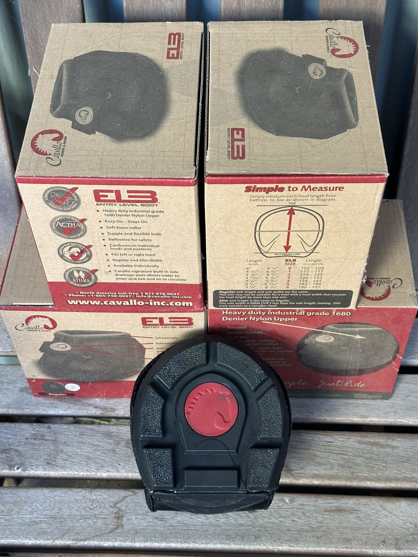 Cavallo Entry Level Regular Sole Hoof Boots - NIB