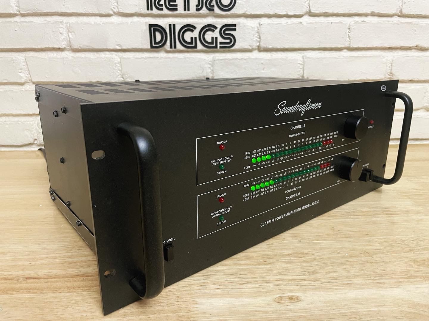 Monster Soundcraftsmen A5002 Power Amp w/Orig Box (serviced)