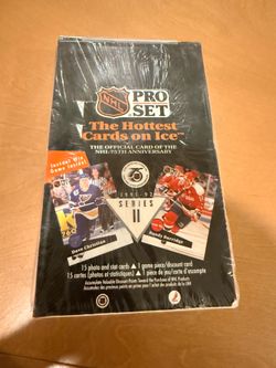 91-92 pro set hockey cards sealed