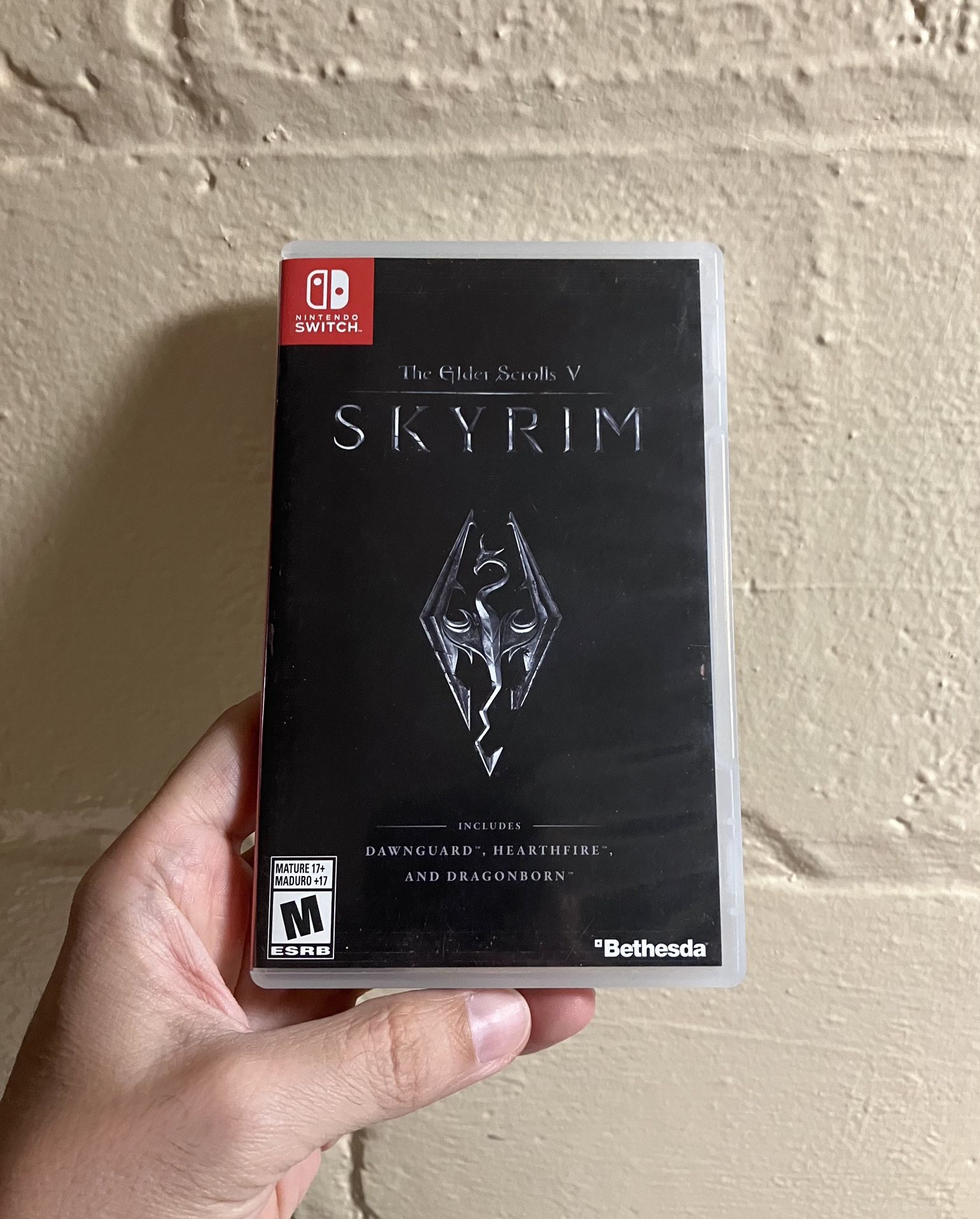 Skyrim The Elder Scrolls V for Nintendo Switch video game console system or Lite five Complete