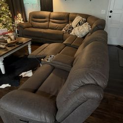 Sectional Recliner Sofa