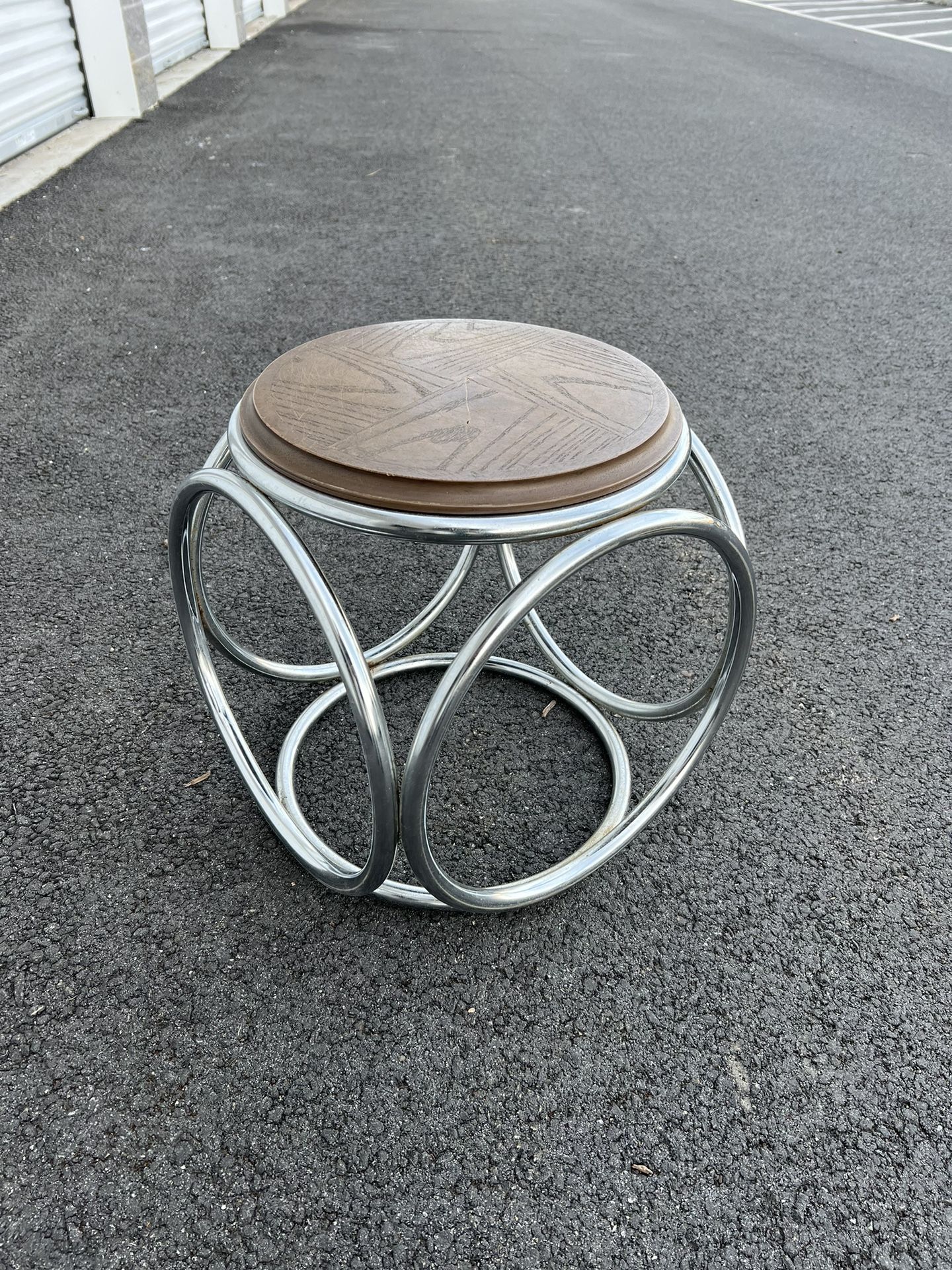 Jean Pierre Chrome Tubular Stool