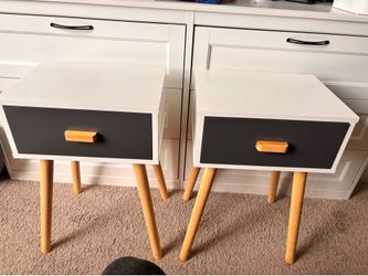 Bedside tables w/ drawers, sold together