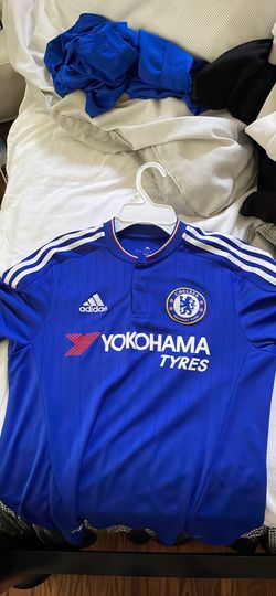Chelsea FC Adidas Yokohama Tyres Home Soccer Jersey – Blue – Adult Size
