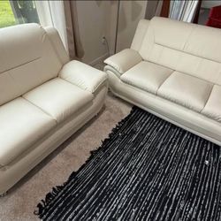 5 Seater Faux Leather Sofa