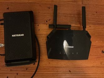 🌐 Netgear Cable Modem + WiFi Router Bundle – $180 OBO