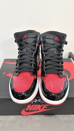 Nike Air Jordan 1 Retro High OG Patent Bred Black/Red High Top 555088-063