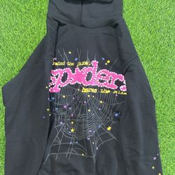 Spider V2 Black Hoodie Size L – Premium Streetwear | Insane Quality | Bold Design 