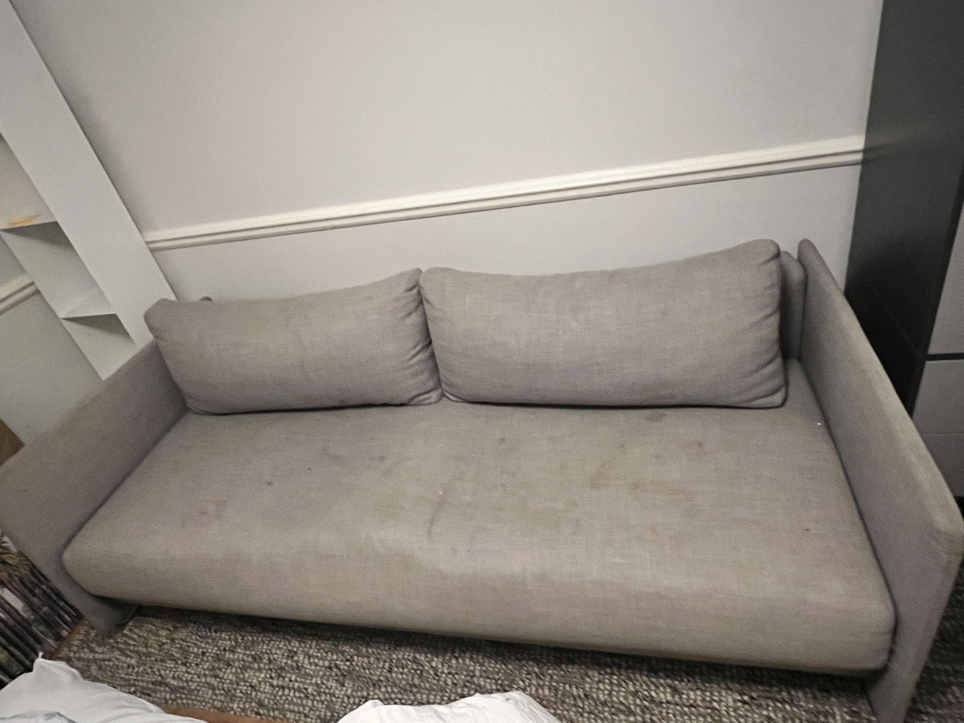 FREE! Grey futon sofa bed
