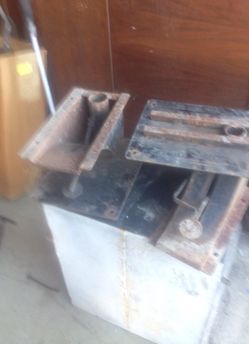 Bucket seat pedestals use them for rat rod car truck