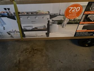  Flat 4 Burners Grill 