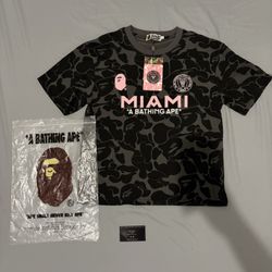 Inter Miami x Bape shirt