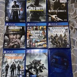 10$ PS4 Games - Negotiable 