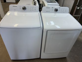 Samsung Washer And Dryer Set With 30 Day Warranty
