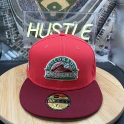 New Era 59Fifty Exclusive Colorado Rockies 95’ Coors Field Coleus Watermelon
