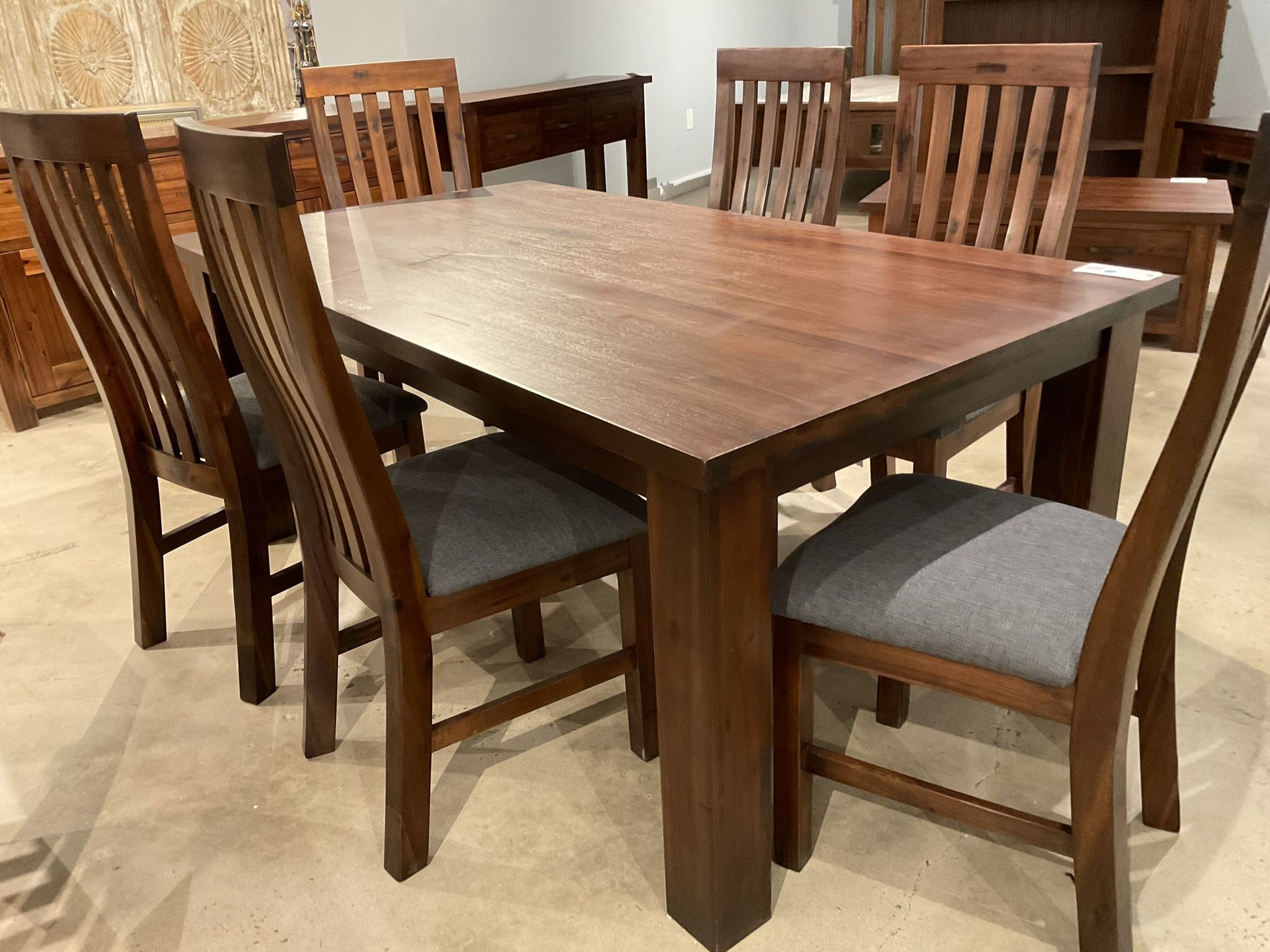 New dining table set with 6 chairs by global home USA