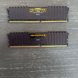 8gb 4x2 DDR4 Corsair Vengeance memory